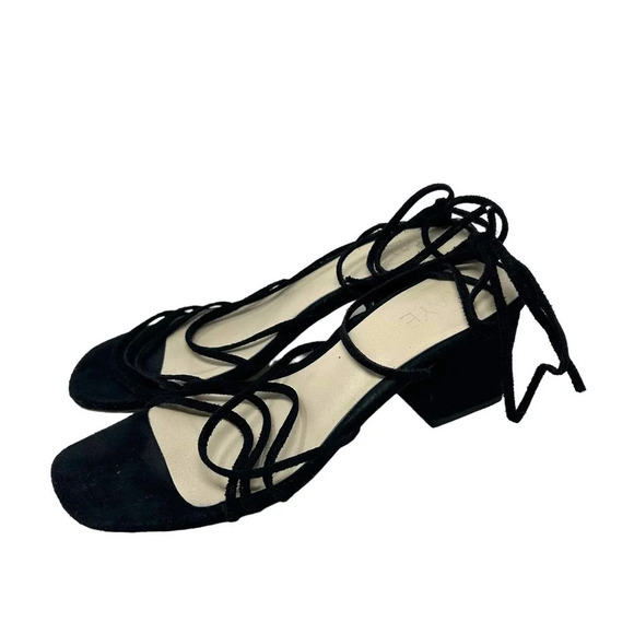 RAYE Sybil Lace-Up Sandal in Black‎ Suede Size 8.5 - Picture 3 of 6